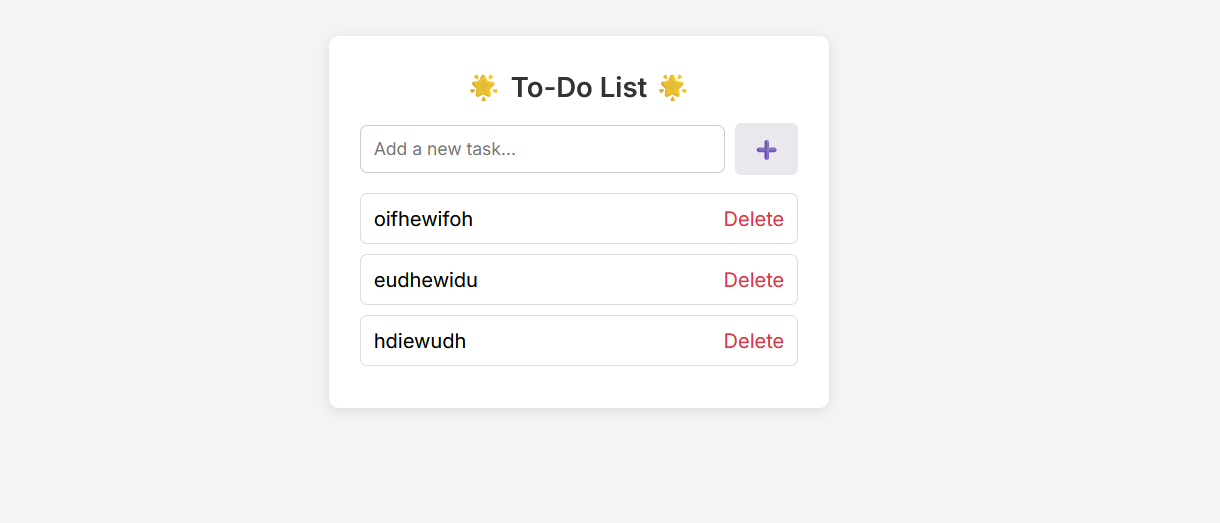 todo app